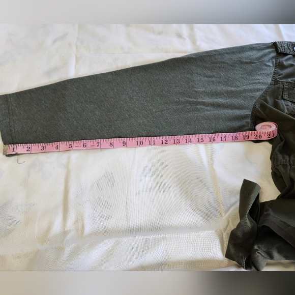 Torrid green utility light jacket. - Picture 6 of 9